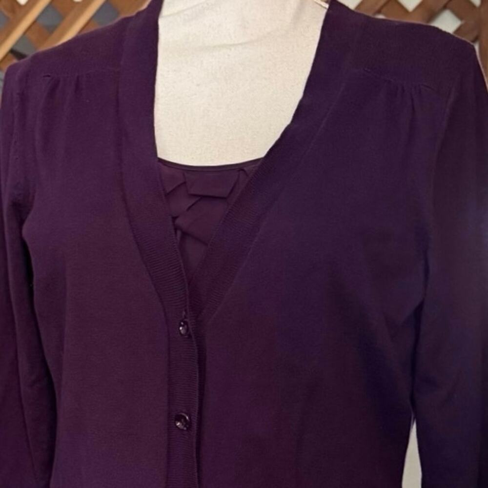 The Limited 2 piece set cami tank with cardigan twinset sweater L large - Picture 6 of 15